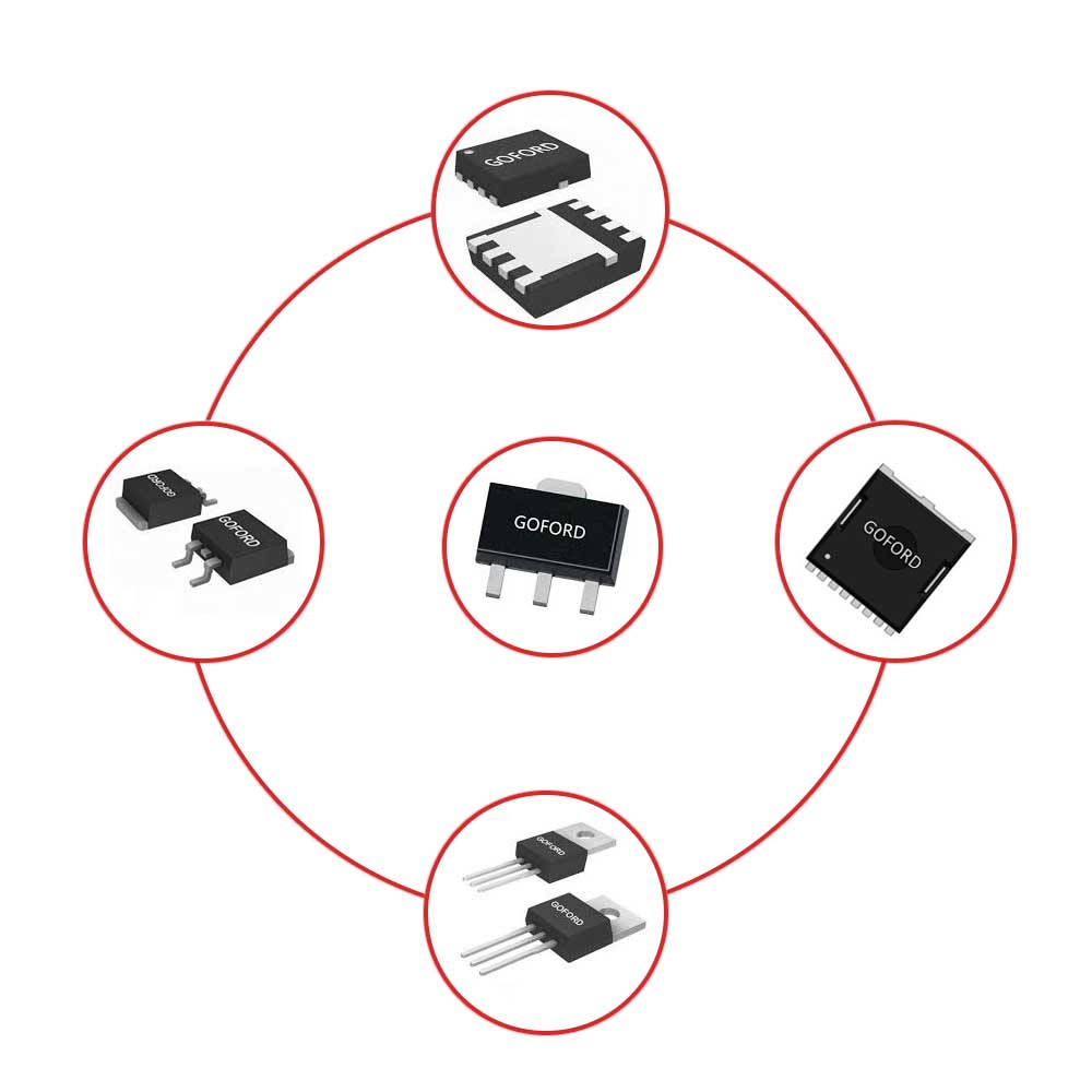 These are the products of Saison Components LLP who is the authorized distributor of Goford in India. like - Trench Mosfets and Planar Mosfets